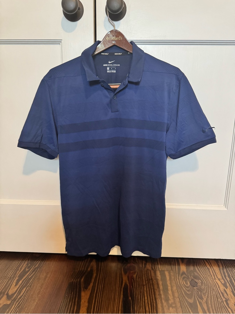 Nike Men's Navy Short Sleeve Golf Shirt